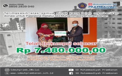 Penyaluran dana untuk Palestina