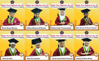 Hafidz dan Hafidzah SD Muhammadiyah Prambanan