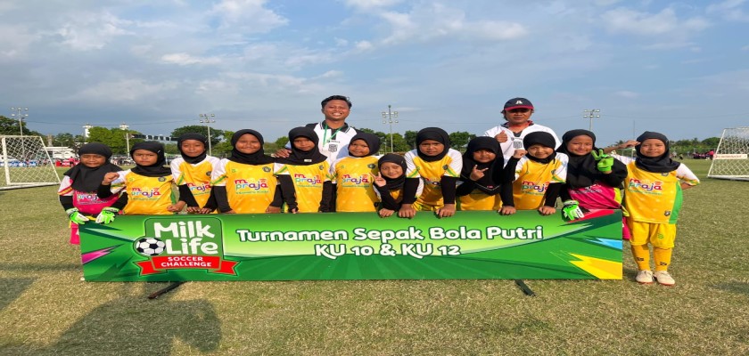Tim Mupraja Raih Prestasi Membanggakan Pada Debut Pertamanya di Turnamen Sepak Bola Wanita Milk Life Soccer Challenge Seri 1 Jogja